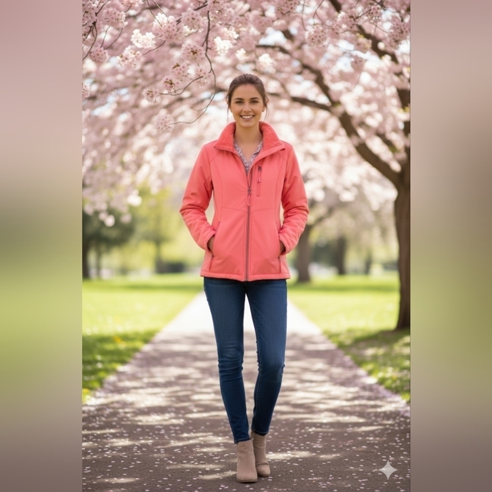 ZeroXposur Women's Coral Winter Jacket Size Large (EUC)